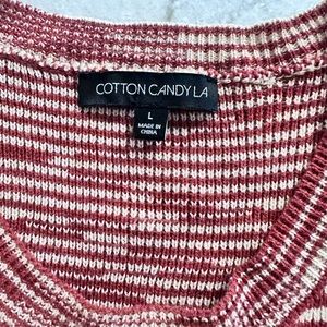 Cotton candy, LA Size L Knit tank top